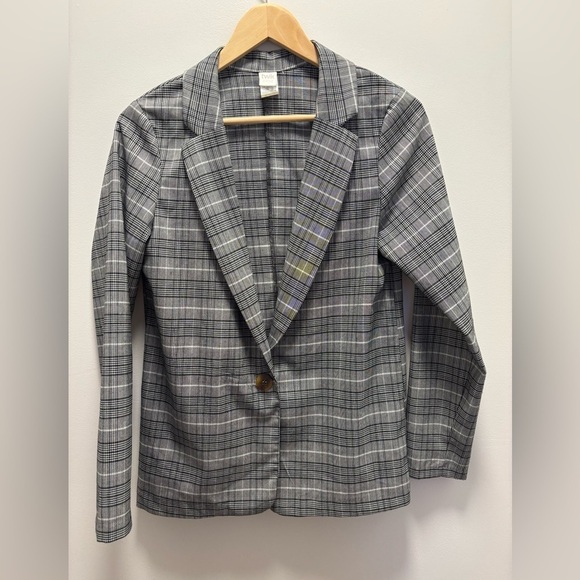 twik Jackets & Blazers - Twik (by Simon’s) plaid blazer grey